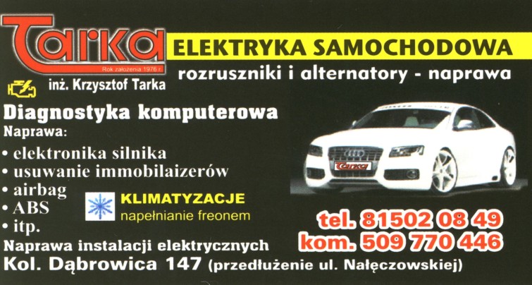 Tarka - Elektryka samochodowa